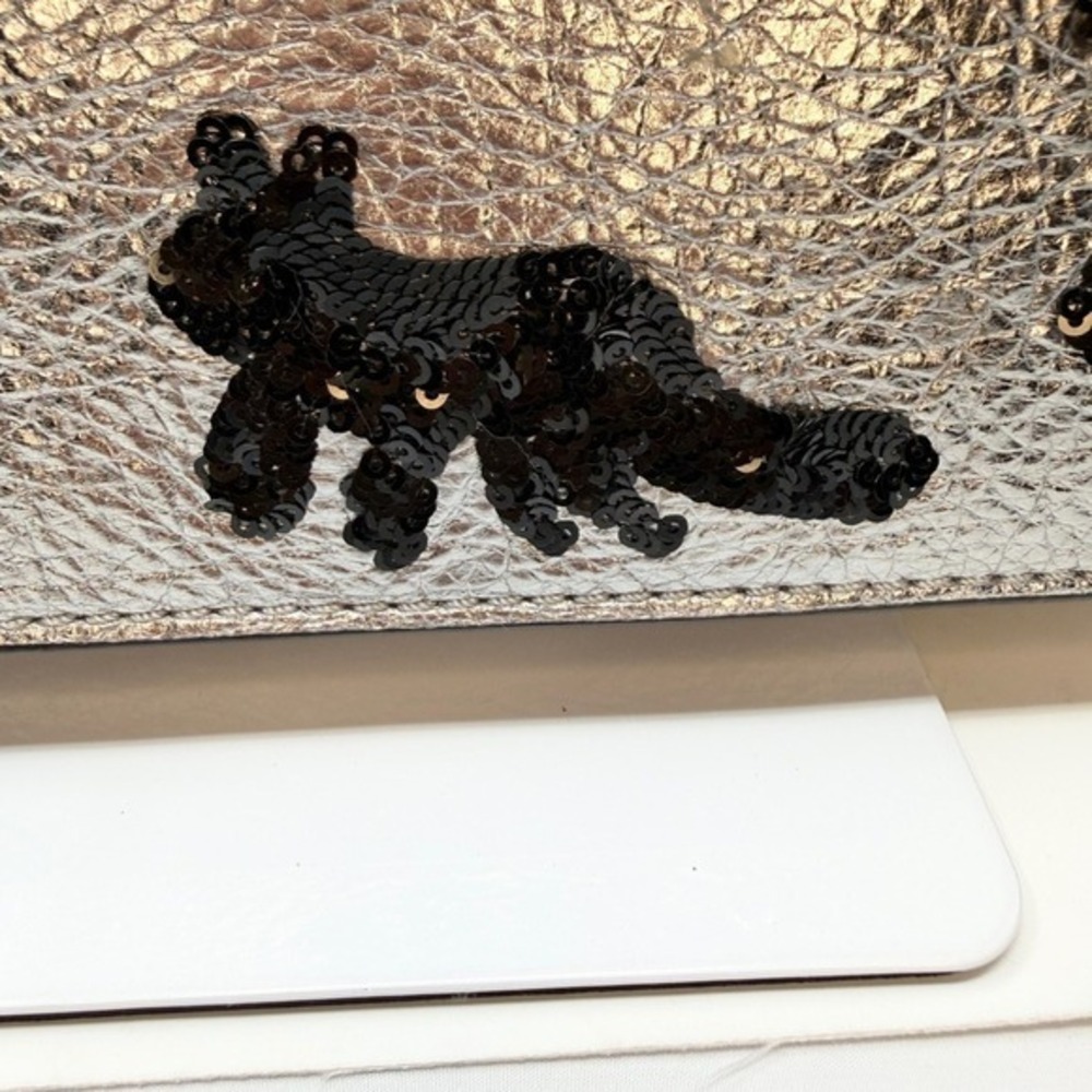 Marc Jacobs Vintage 2016 Runway Metallic Gotham Sequin Animals Crossbody - Picture 11 of 17